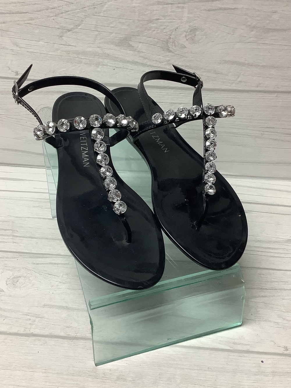 Stuart Weitzman Crystal Sandals